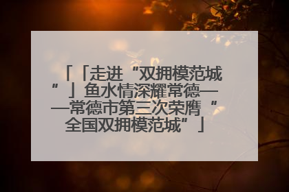 「走进“双拥模范城”」鱼水情深耀常德——常德市第三次荣膺“全国双拥模范城”