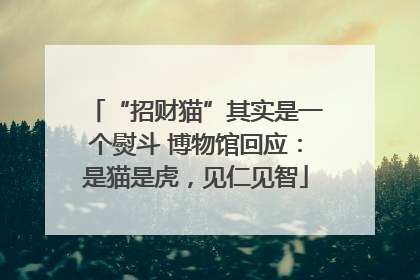 “招财猫”其实是一个熨斗 博物馆回应：是猫是虎，见仁见智