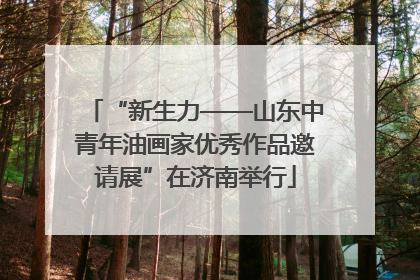 “新生力——山东中青年油画家优秀作品邀请展”在济南举行