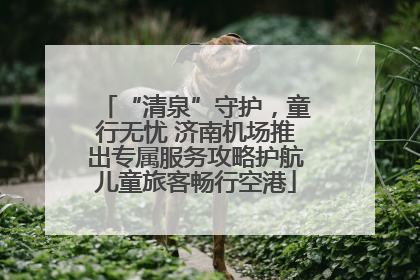 “清泉”守护，童行无忧 济南机场推出专属服务攻略护航儿童旅客畅行空港