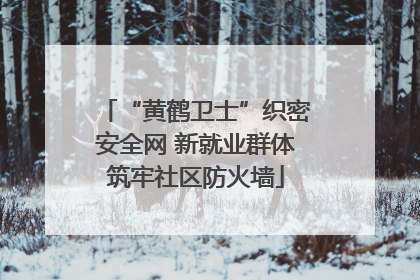 “黄鹤卫士”织密安全网 新就业群体筑牢社区防火墙