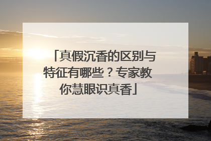 真假沉香的区别与特征有哪些？专家教你慧眼识真香