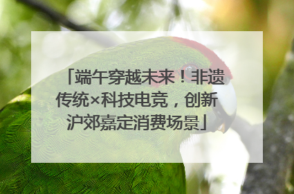 端午穿越未来！非遗传统×科技电竞，创新沪郊嘉定消费场景