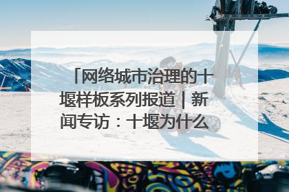 网络城市治理的十堰样板系列报道｜新闻专访：十堰为什么成为“黑马型”城市治理网络维度典型