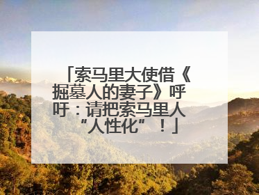 索马里大使借《掘墓人的妻子》呼吁：请把索马里人“人性化”！