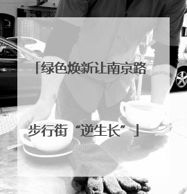 绿色焕新让南京路步行街“逆生长”
