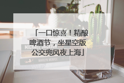 一口惊喜！精酿啤酒节，坐星空版公交兜风夜上海