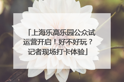 上海乐高乐园公众试运营开启！好不好玩？记者现场打卡体验