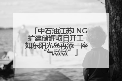 中石油江苏LNG扩建储罐项目开工 如东阳光岛再添一座“气墩墩”