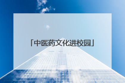 中医药文化进校园