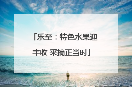 乐至：特色水果迎丰收 采摘正当时