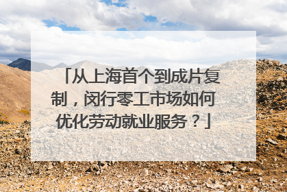 从上海首个到成片复制，闵行零工市场如何优化劳动就业服务？