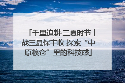 千里追耕·三夏时节丨战三夏保丰收 探索“中原粮仓”里的科技感