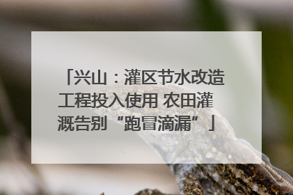 兴山：灌区节水改造工程投入使用 农田灌溉告别“跑冒滴漏”