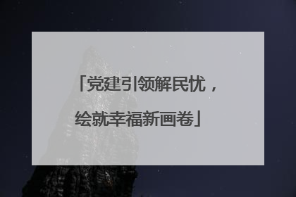 党建引领解民忧，绘就幸福新画卷