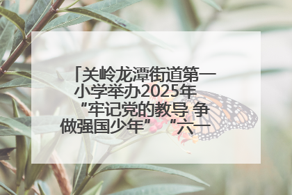 关岭龙潭街道第一小学举办2025年“牢记党的教导 争做强国少年”“六一”文艺汇演活动