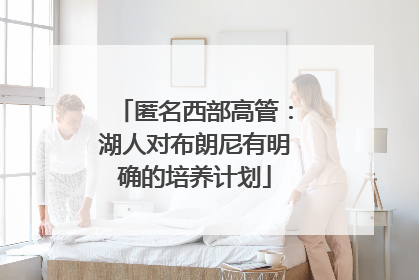 匿名西部高管：湖人对布朗尼有明确的培养计划