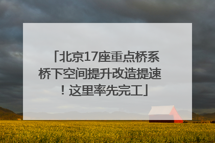 北京17座重点桥系桥下空间提升改造提速！这里率先完工