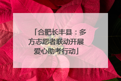 合肥长丰县：多方志愿者联动开展爱心助考行动