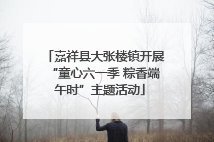 嘉祥县大张楼镇开展“童心六一季 粽香端午时”主题活动