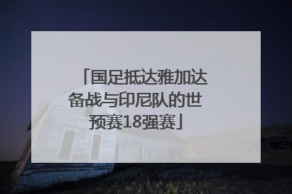 国足抵达雅加达备战与印尼队的世预赛18强赛