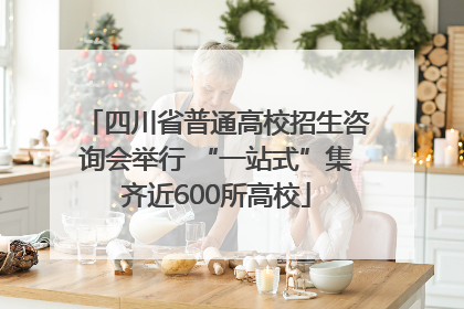 四川省普通高校招生咨询会举行 “一站式”集齐近600所高校