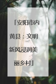 安阳市内黄县：文明新风浸润美丽乡村
