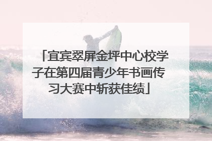 宜宾翠屏金坪中心校学子在第四届青少年书画传习大赛中斩获佳绩