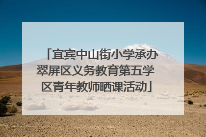 宜宾中山街小学承办翠屏区义务教育第五学区青年教师晒课活动
