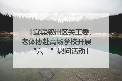 宜宾叙州区关工委、老体协赴高场学校开展“六一”慰问活动