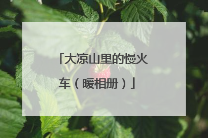 大凉山里的慢火车（暖相册）