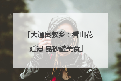 大通良教乡：看山花烂漫 品砂罐美食