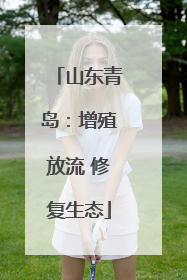山东青岛：增殖放流 修复生态