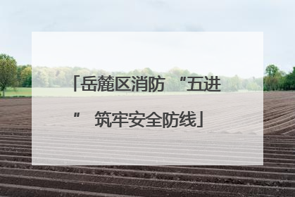 岳麓区消防 “五进” 筑牢安全防线