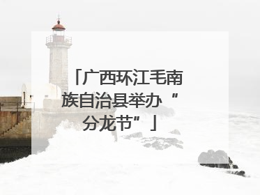 广西环江毛南族自治县举办“分龙节”