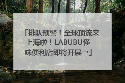 排队预警！全球顶流来上海啦！LABUBU怪味便利店即将开展→