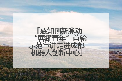 感知创新脉动 “蓉耀青年”首轮示范宣讲走进成都机器人创新中心