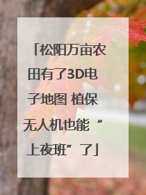 松阳万亩农田有了3D电子地图 植保无人机也能“上夜班”了