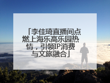 李佳琦直播间点燃上海乐高乐园热情，引领IP消费与文旅融合