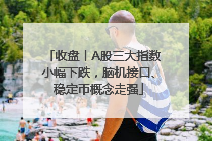 收盘丨A股三大指数小幅下跌，脑机接口、稳定币概念走强