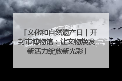 文化和自然遗产日｜开封市博物馆：让文物焕发新活力绽放新光彩