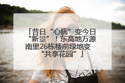 昔日“心病”变今日“新景”！东高地万源南里26栋楼前绿地变“共享花园”