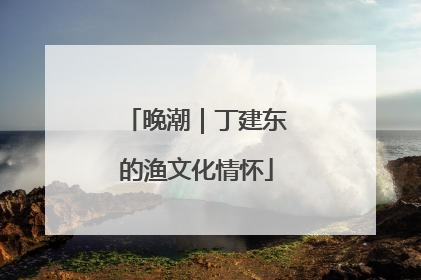 晚潮｜丁建东的渔文化情怀