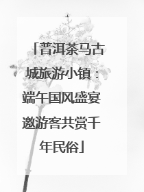 普洱茶马古城旅游小镇：端午国风盛宴邀游客共赏千年民俗