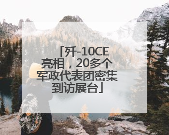 歼-10CE亮相，20多个军政代表团密集到访展台