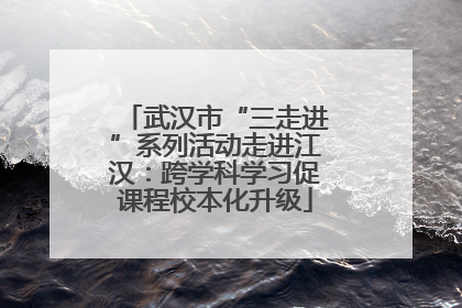 武汉市“三走进”系列活动走进江汉：跨学科学习促课程校本化升级