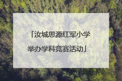 汝城思源红军小学举办学科竞赛活动