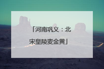 河南巩义：北宋皇陵麦金黄