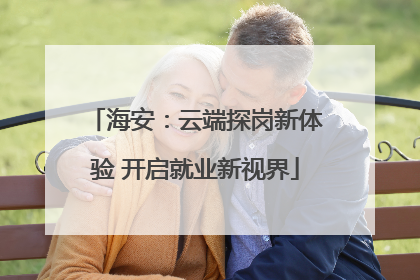 海安：云端探岗新体验 开启就业新视界