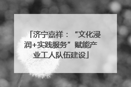 济宁嘉祥：“文化浸润+实践服务”赋能产业工人队伍建设